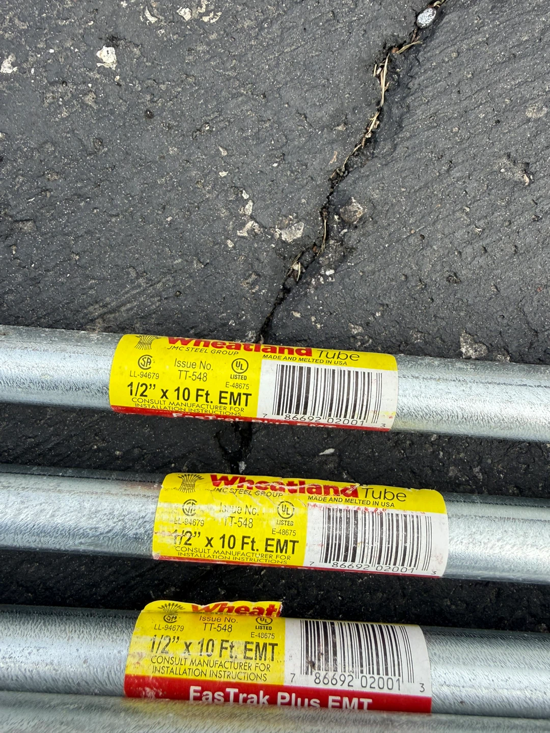 1/2" x 10 Ft EMT Conduit Tubes and different  fittings . $175.00 - photo 2