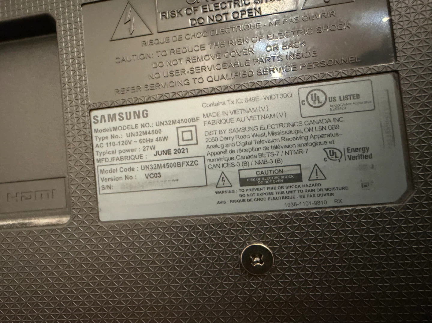 Samsung 32" Smart TV UN32M4500BFXZC - photo 3