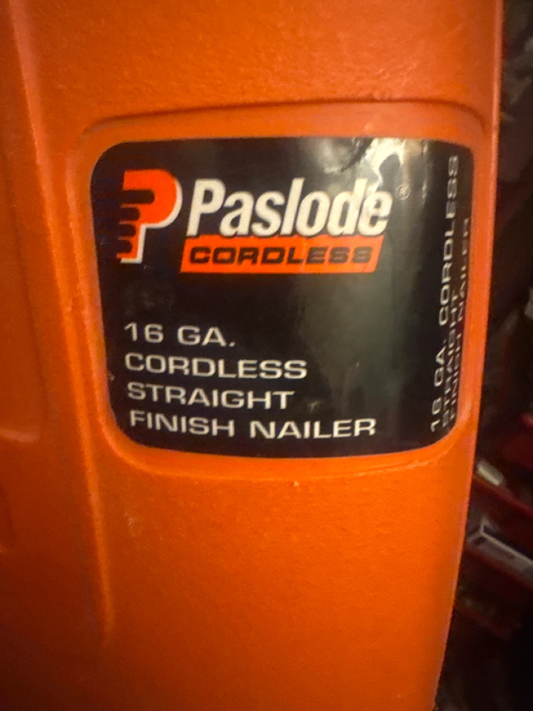 Paslode 16 GA Cordless Straight Finish Nailer - photo 2