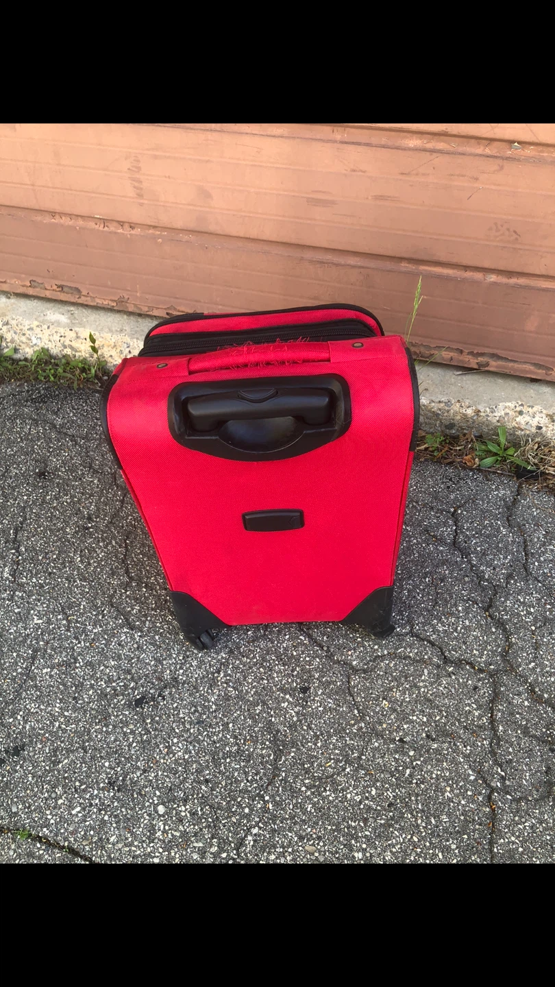 Red Rolling Suitcase Carry-On - photo 4