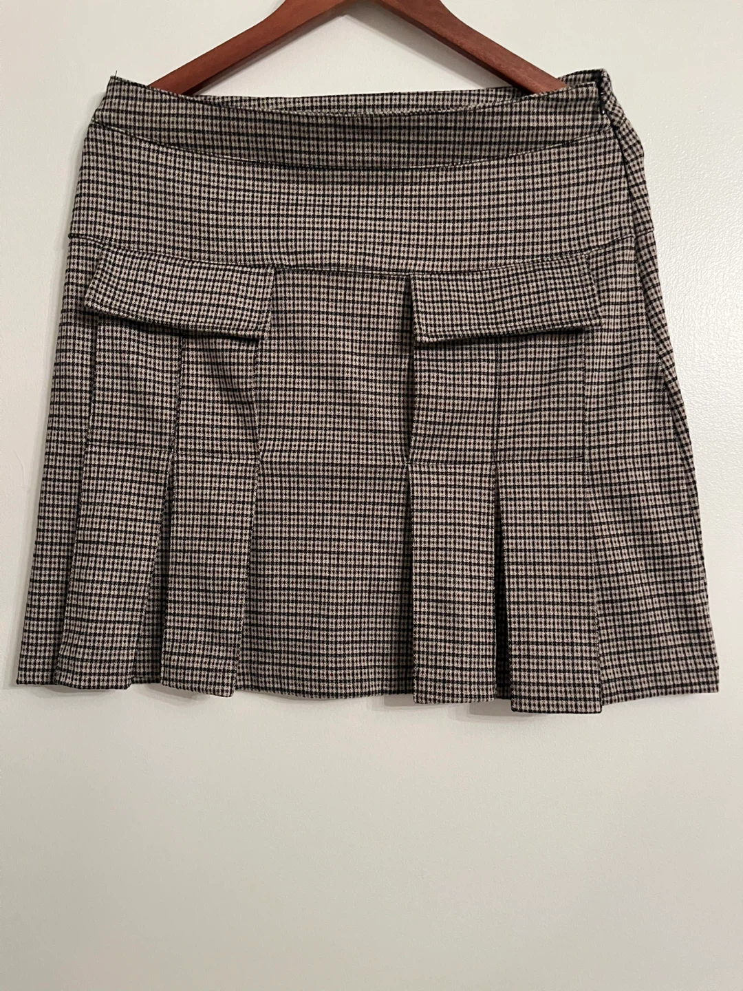 Pleated Plaid Mini Skirt - photo 2