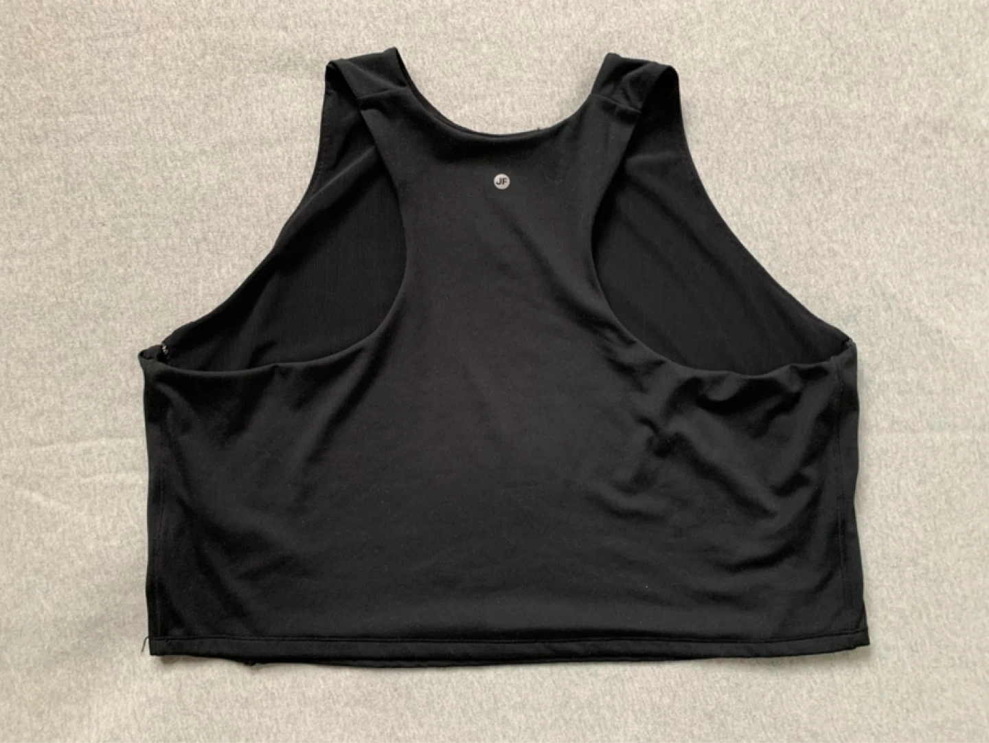 3X Active Black Cropped Tank Top - photo 2