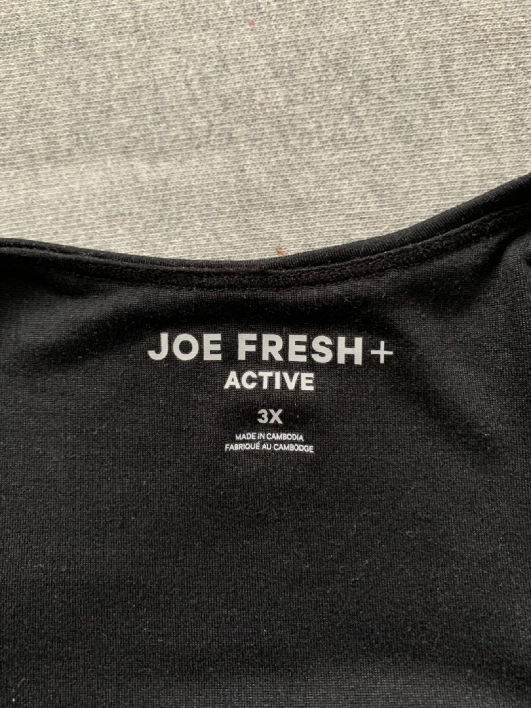 3X Active Black Cropped Tank Top - photo 3