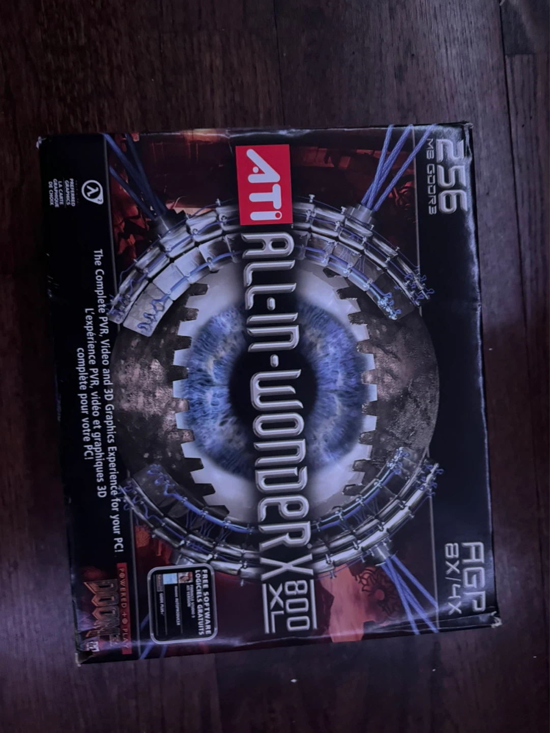 ATI All-In-Wonder X800 XL in Box Retro AGP GPU w/ Accessories