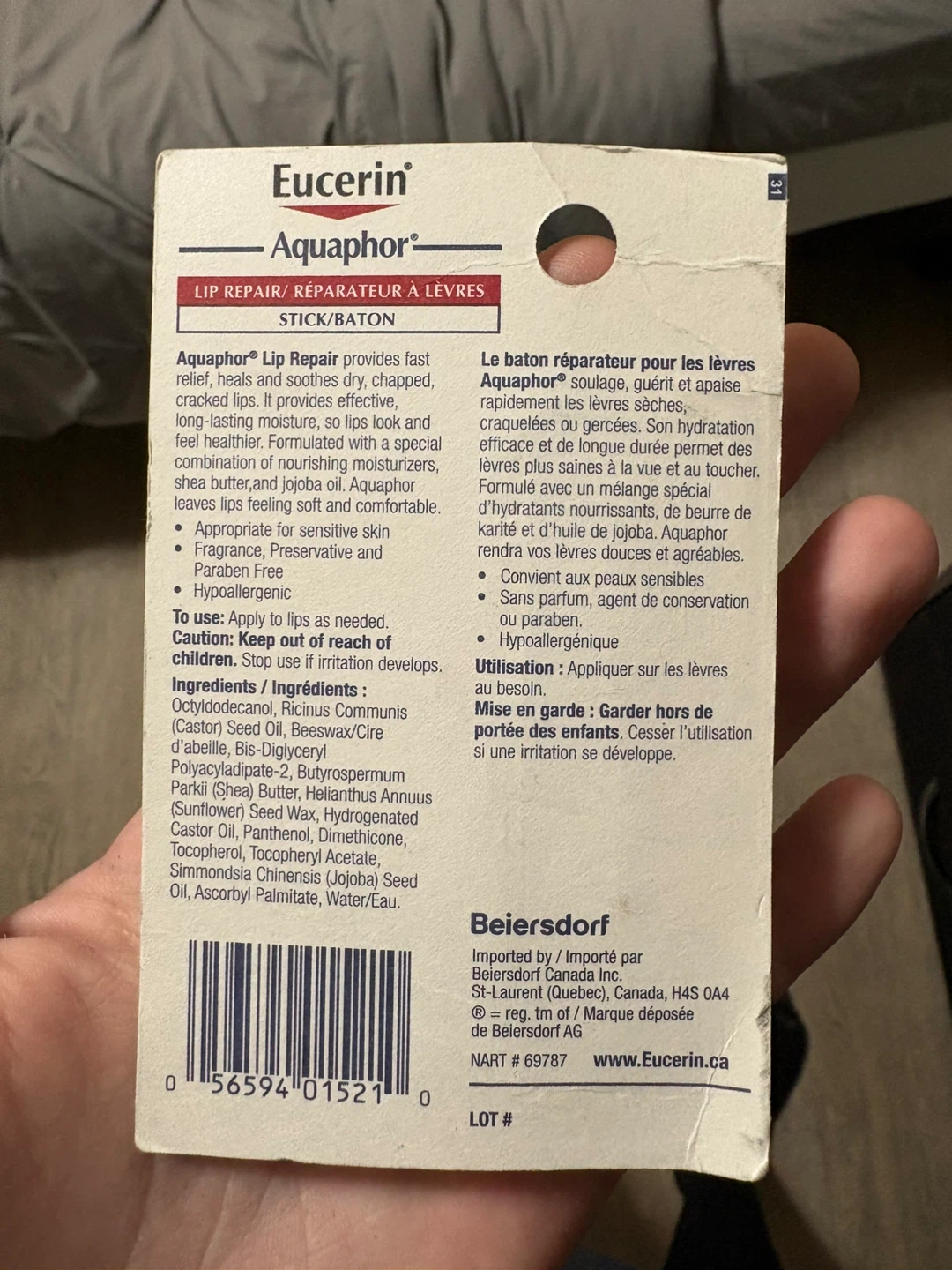 Eucerin Aquaphor Lip Repair Stick/Baton - photo 2