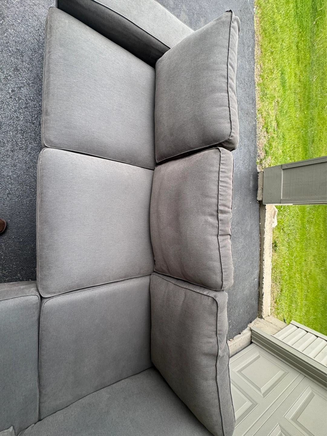 FREE DELIVERY gray sectional couch - photo 4