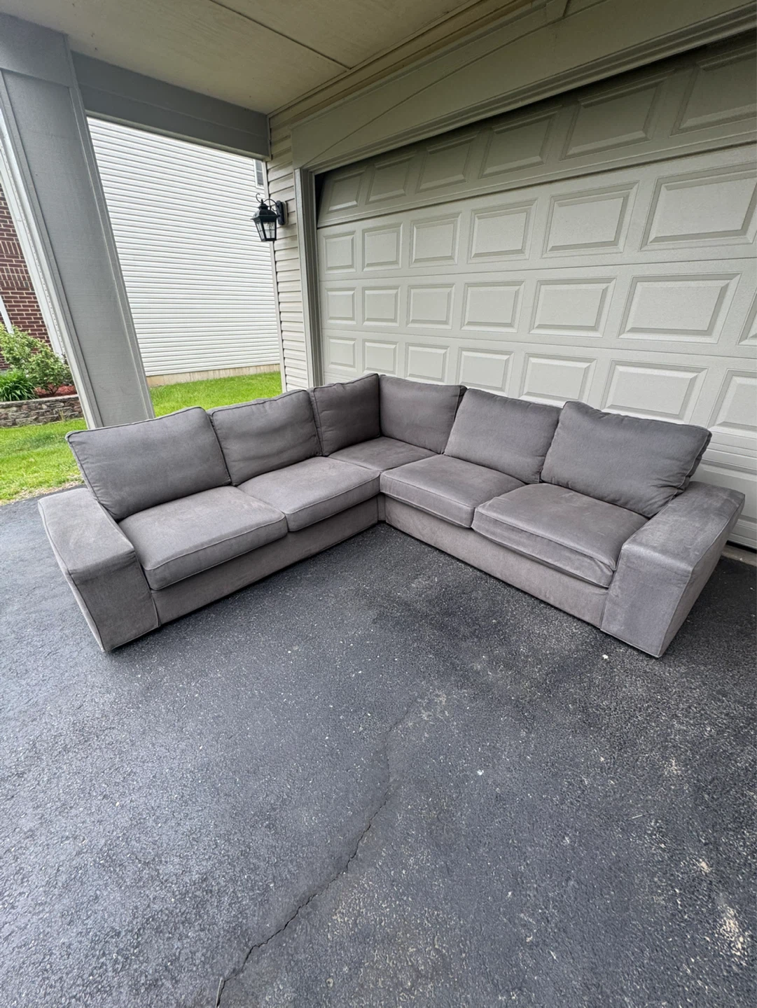FREE DELIVERY gray sectional couch - photo 5