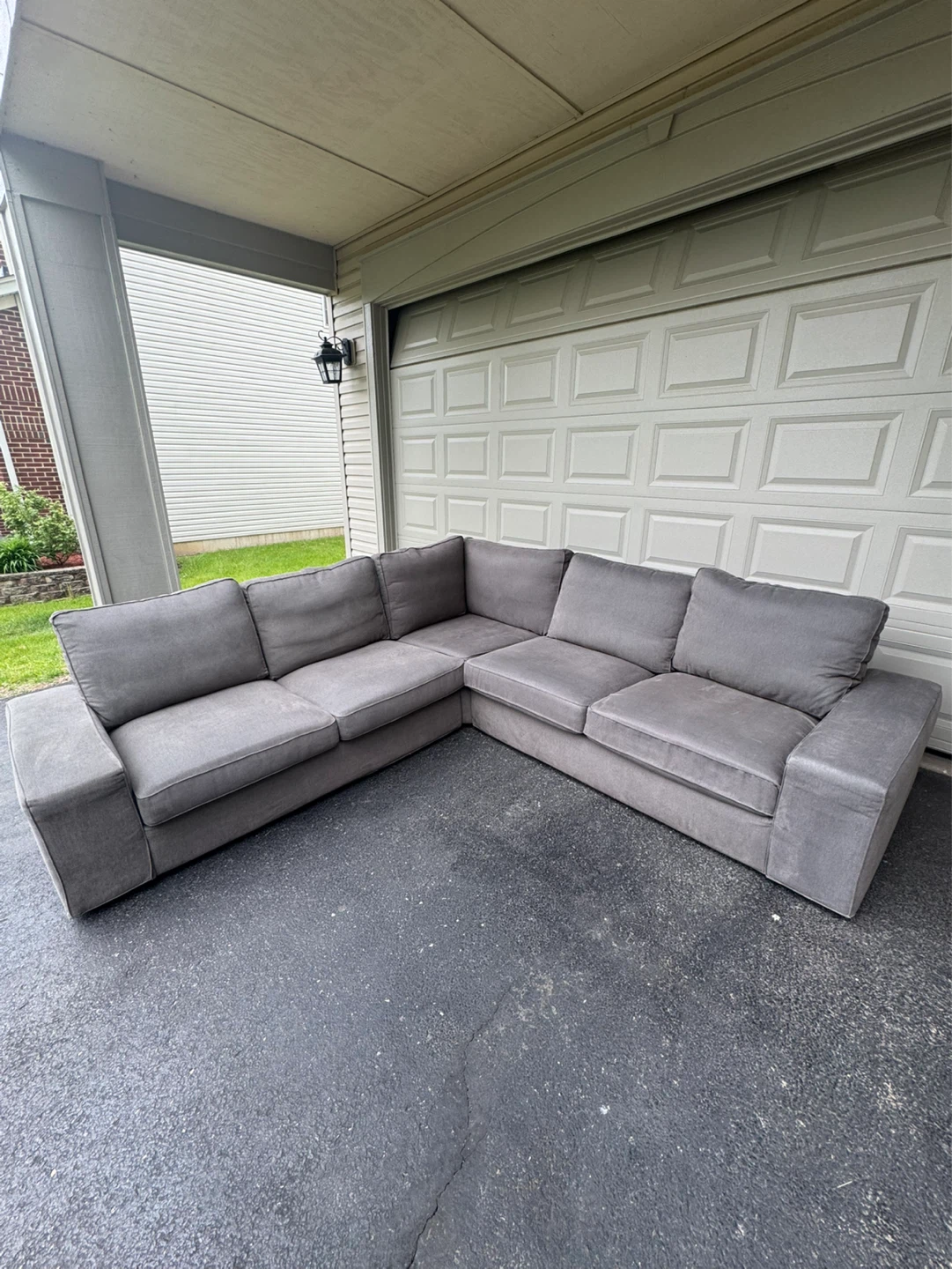 FREE DELIVERY gray sectional couch