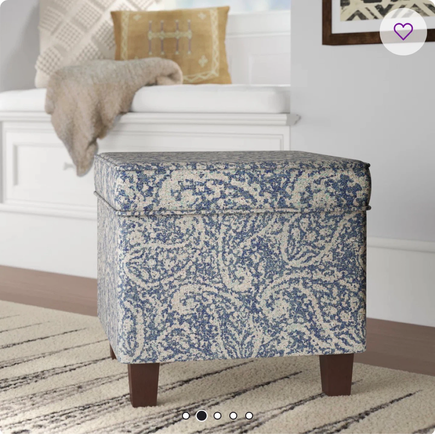 HomePop Square Storage Ottoman - photo 5