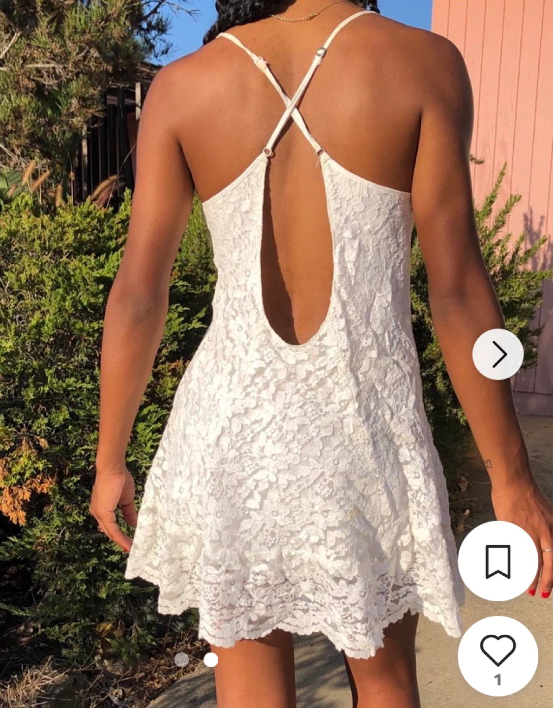Abercrombie & Fitch White Lace Dress - photo 2