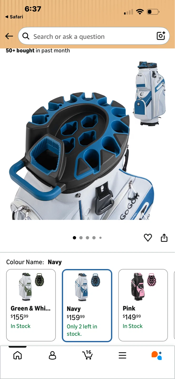 GoGolf 14-Way Divider Top Golf Bag - photo 3
