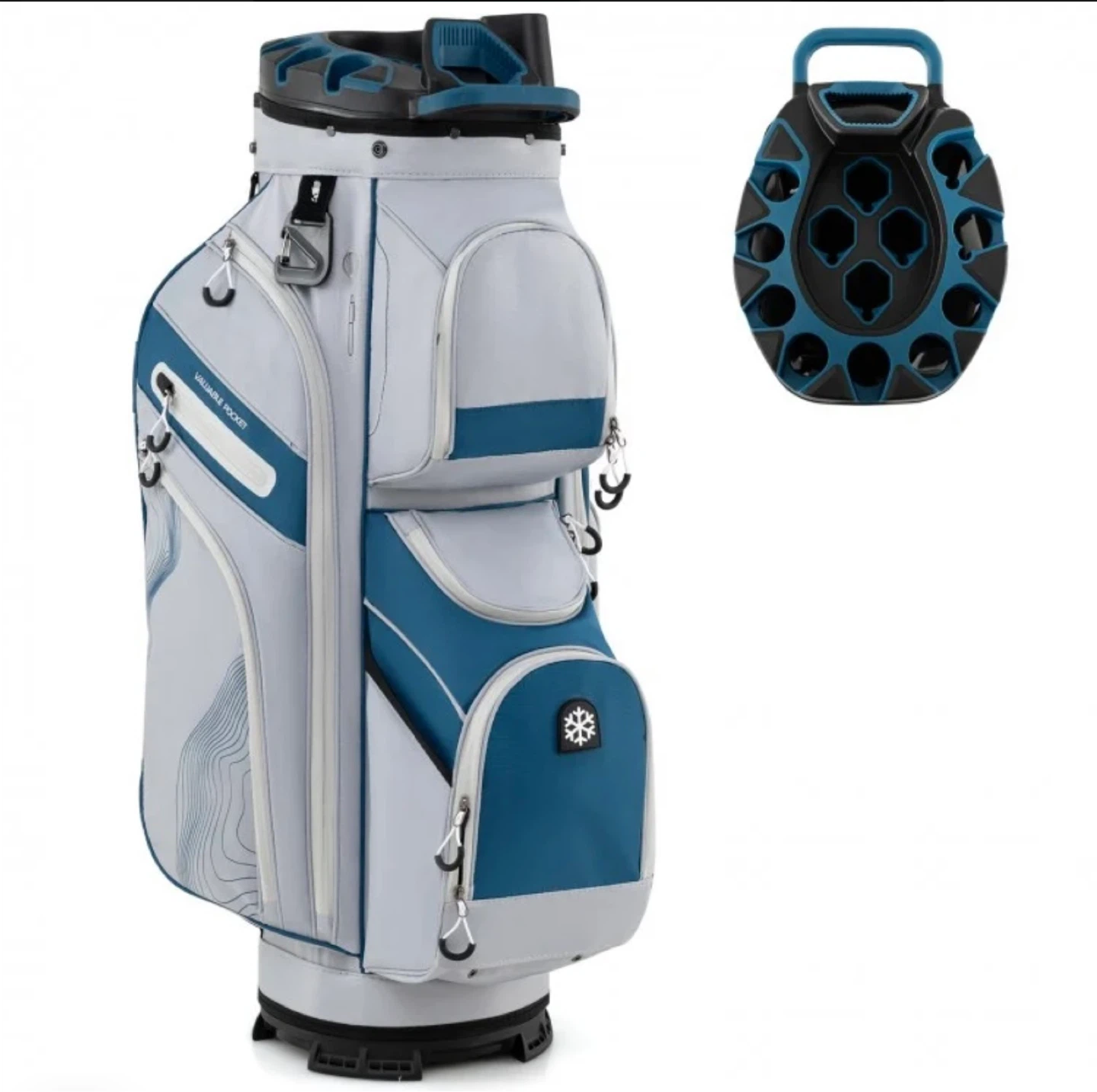 GoGolf 14-Way Divider Top Golf Bag