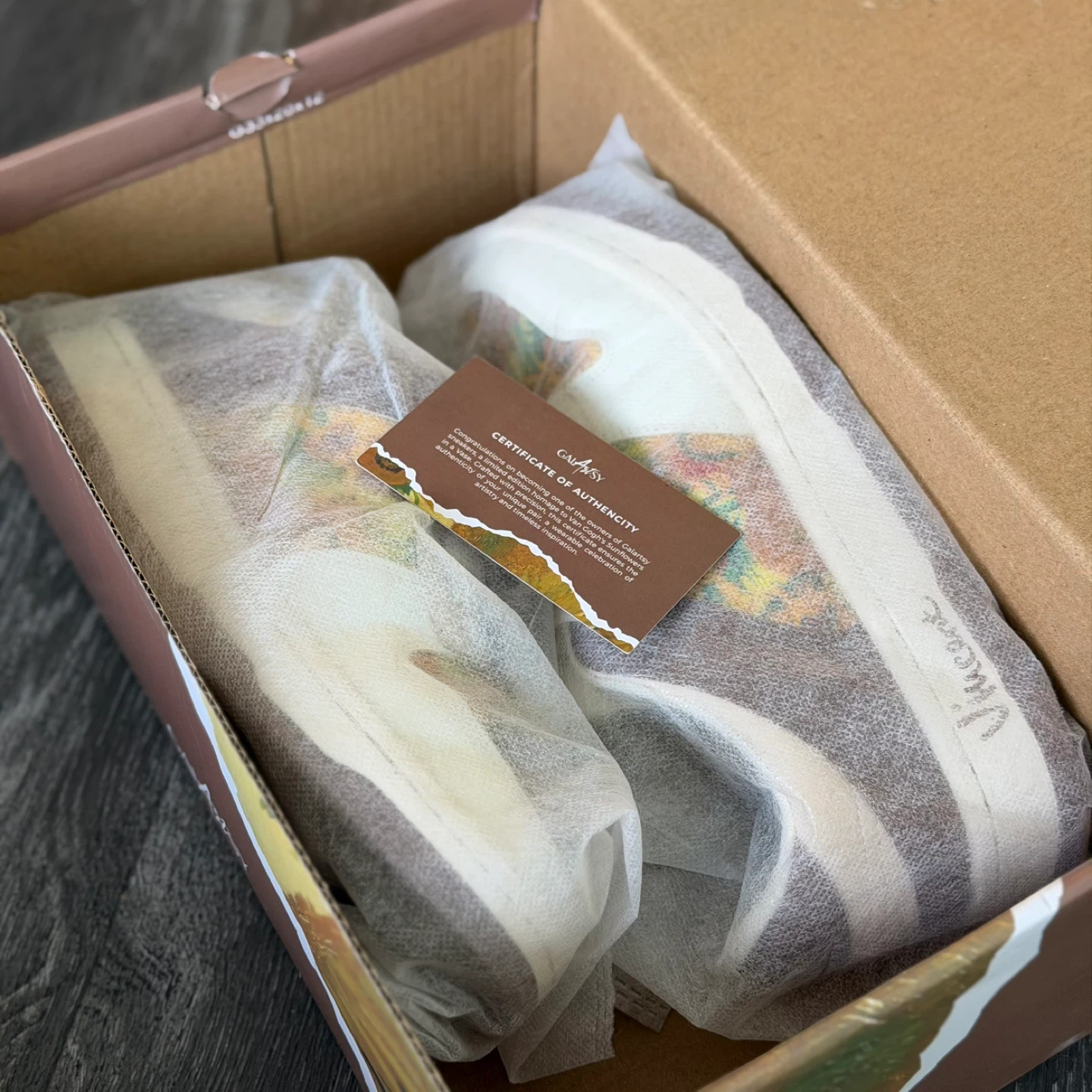 Galartsy Van Gogh Sunflowers inspired sneakers - photo 3