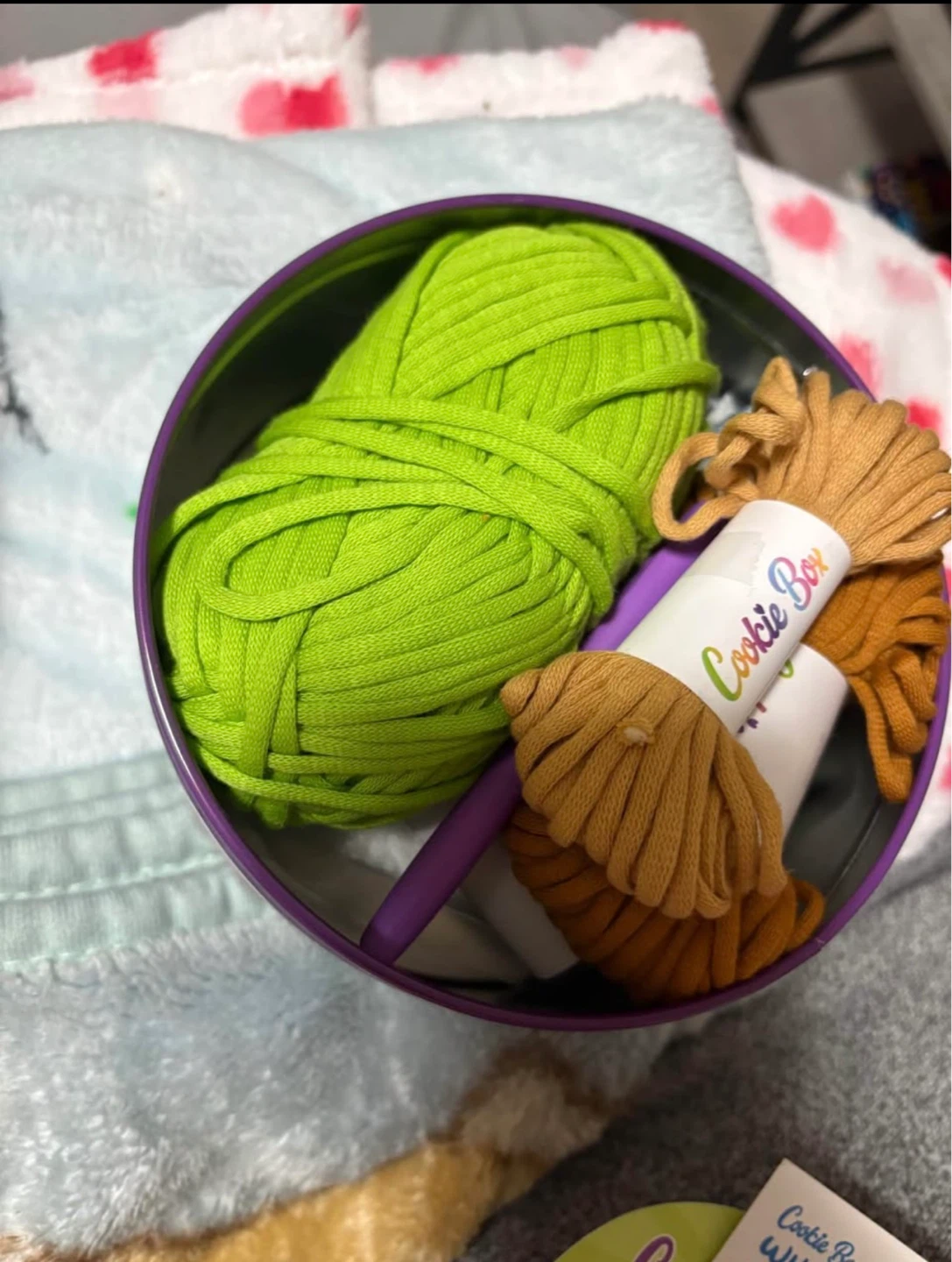 Cookie Box Crochet Kit for Beginners - Green Turtle - photo 3