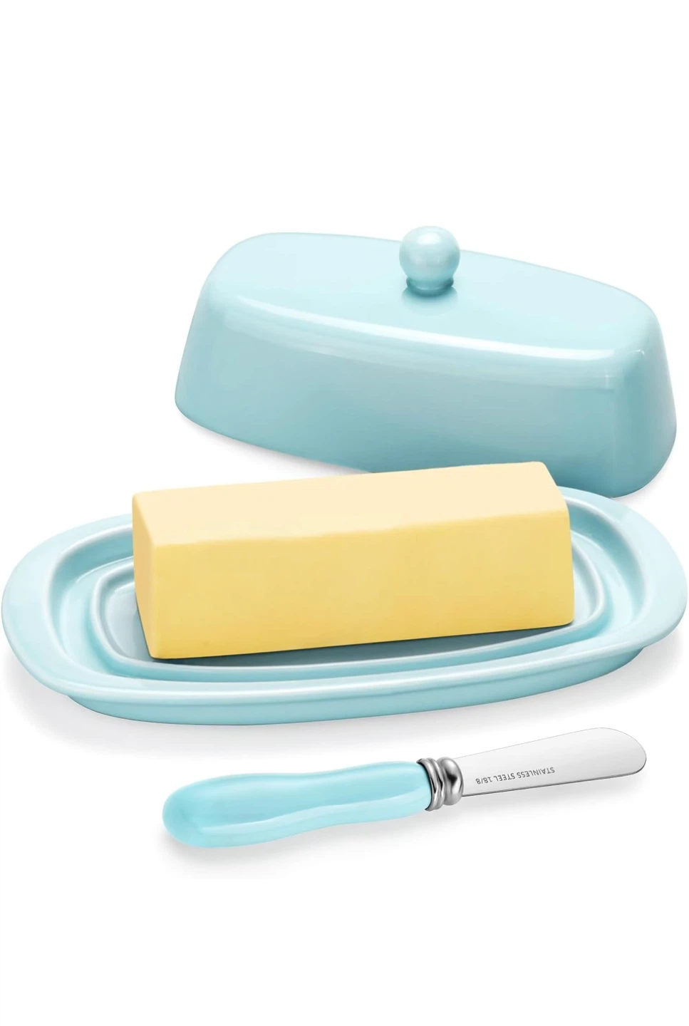 100%NEW NeverUse Yedio CeramicButterDish Orig$50 NOW$10ea