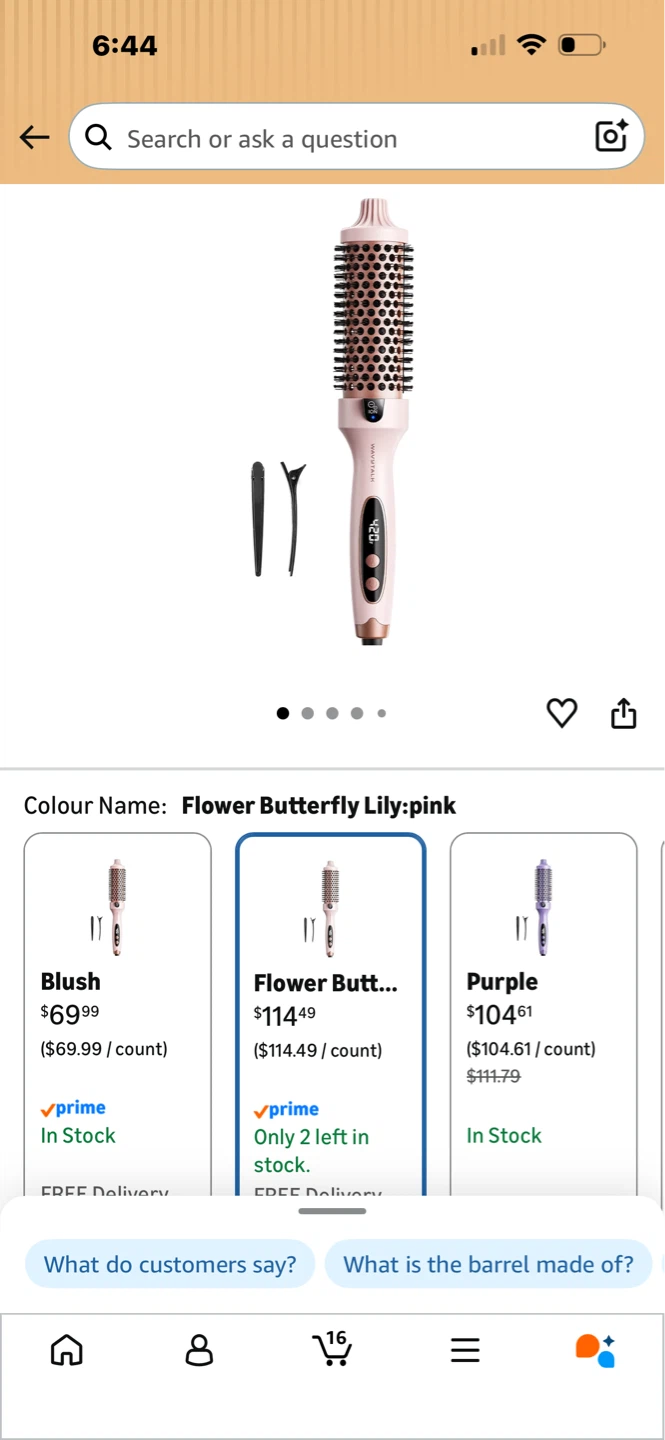 WavyTalk Blowout Boost Ionic Thermal Brush - Pink - photo 4