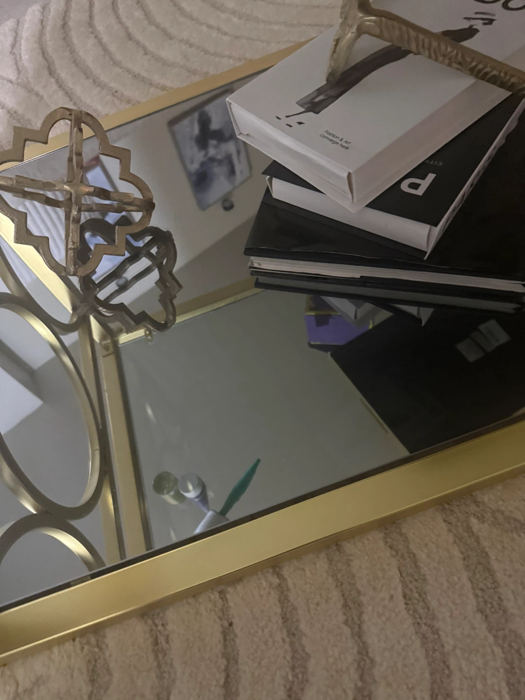 Gold coffee table - photo 5