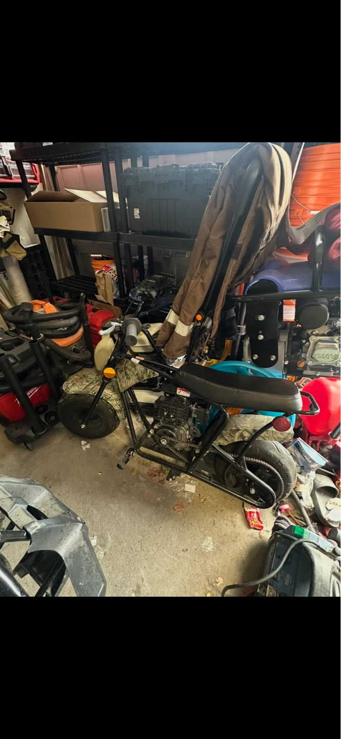 Mini Bike with Camo Pattern