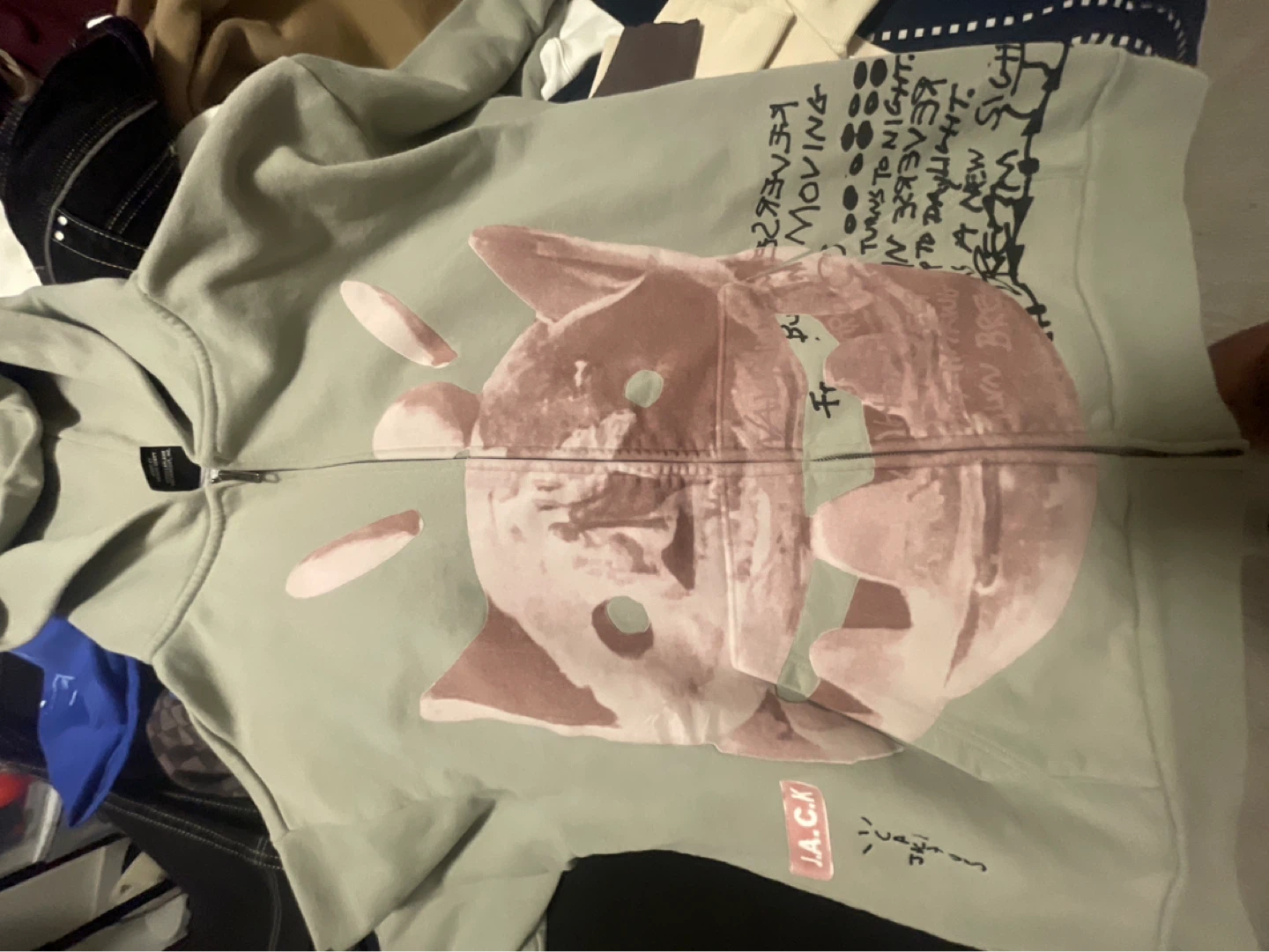 Cactus Jack Travis Scott Zip Up Hoodie XL - photo 3