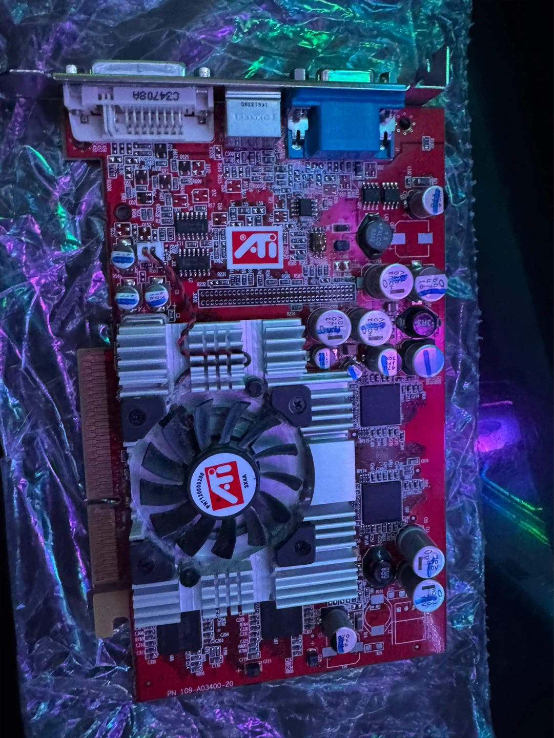 ATI Radeon 9600 XT 128MB Graphics Card – Retro PC GPU (AGP)