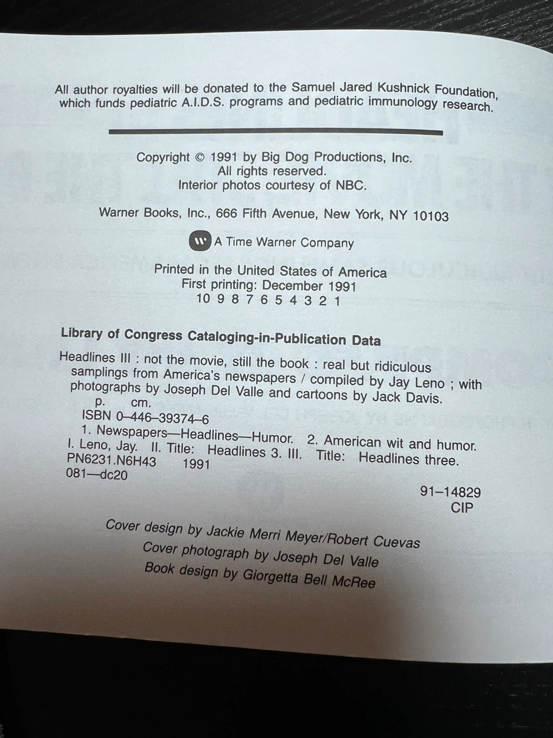 Headlines III: Not the Movie, Still the Book by Jay Leno - photo 2