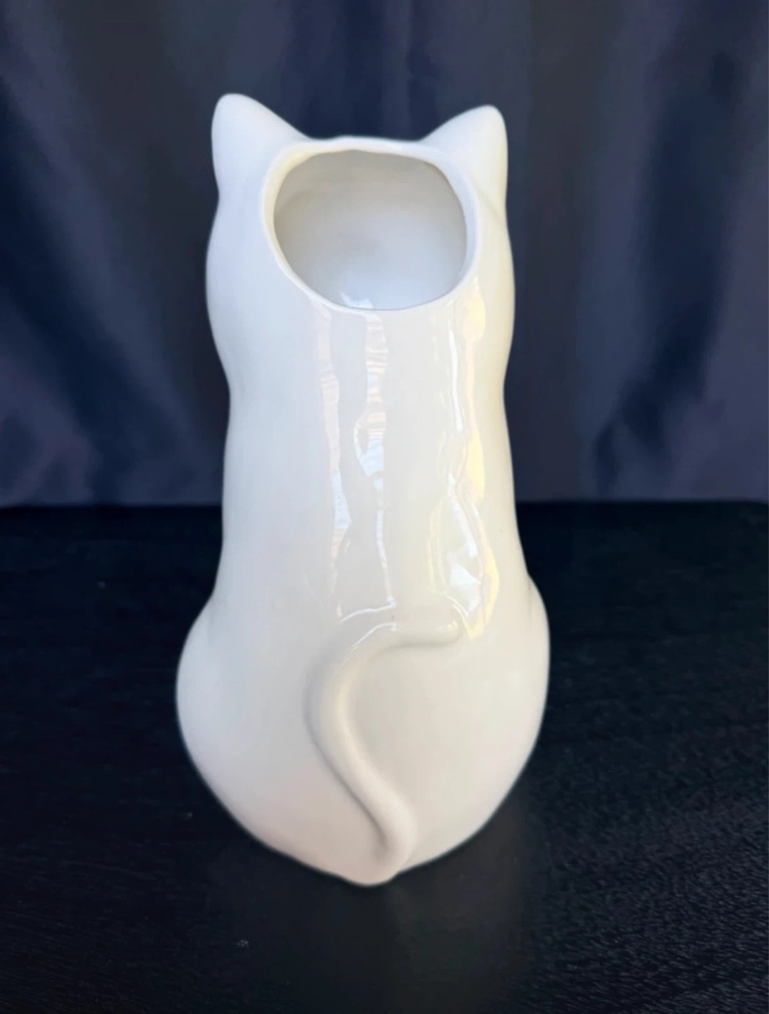 White Cat Vase - photo 2