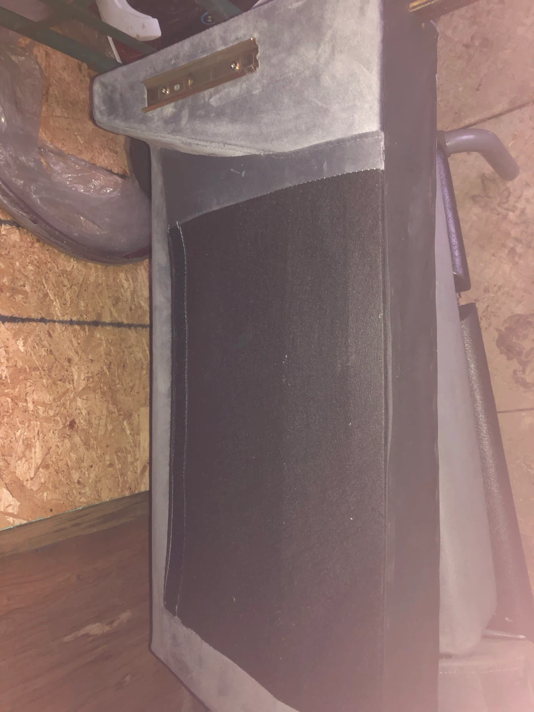 Grey Fabric Seat Cushion - photo 5