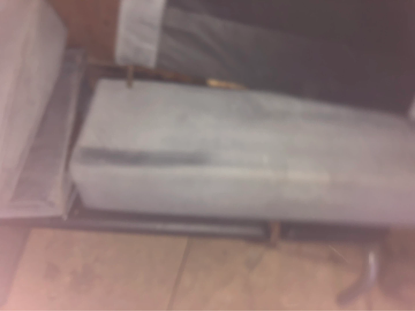Grey Fabric Seat Cushion - photo 4