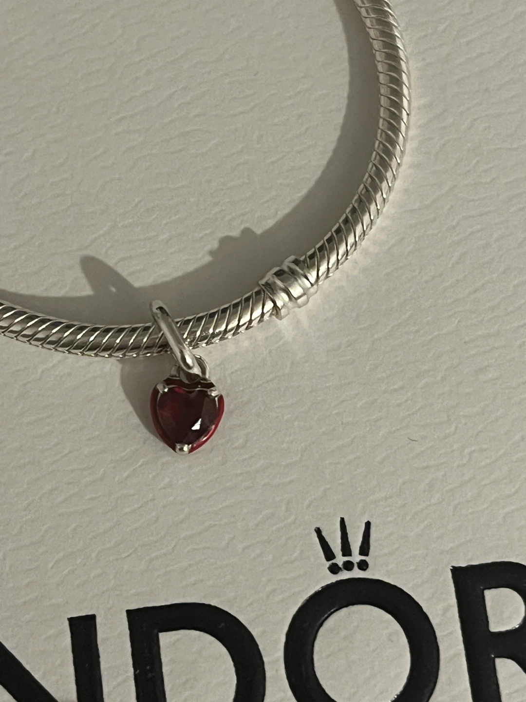 Pandora Sterling Silver Heart Charm Bracelet Never worn - photo 4