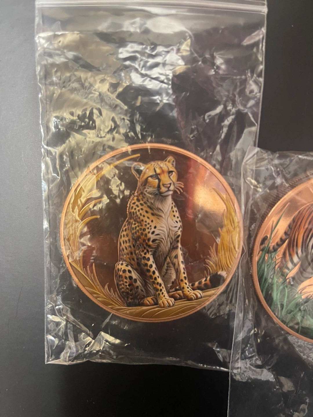 Lotus Mint 5 oz .999 Fine Copper - Cheetah & Tiger - photo 2