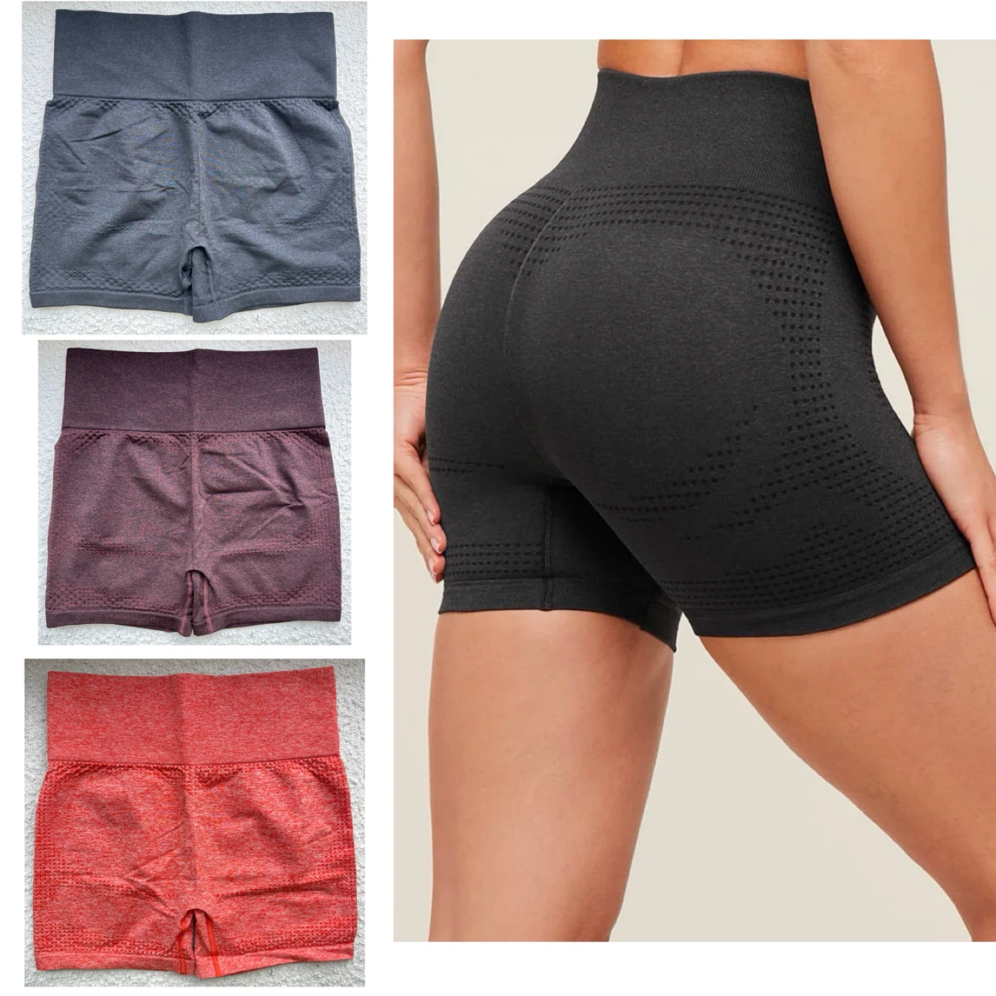 Gymshark Vital Seamless Shorts (set of 3) - photo 2