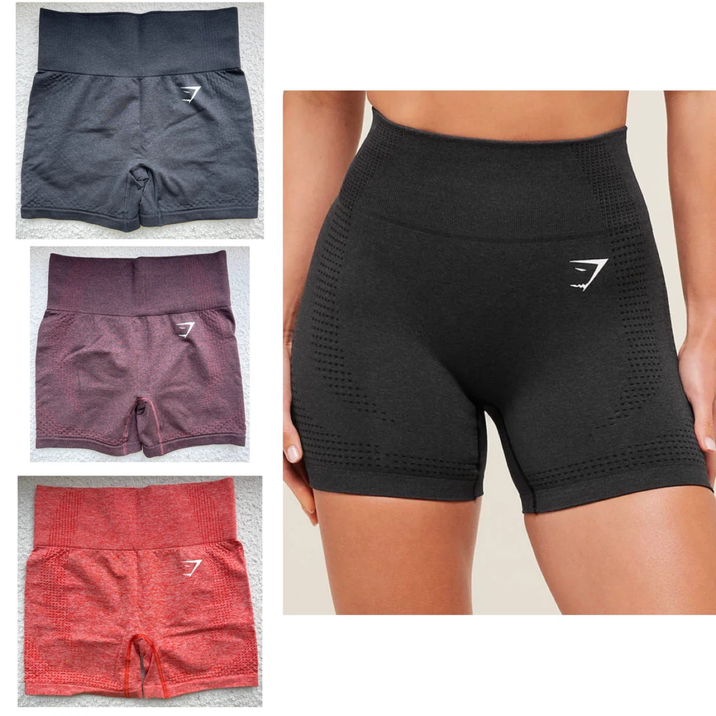 Gymshark Vital Seamless Shorts (set of 3)