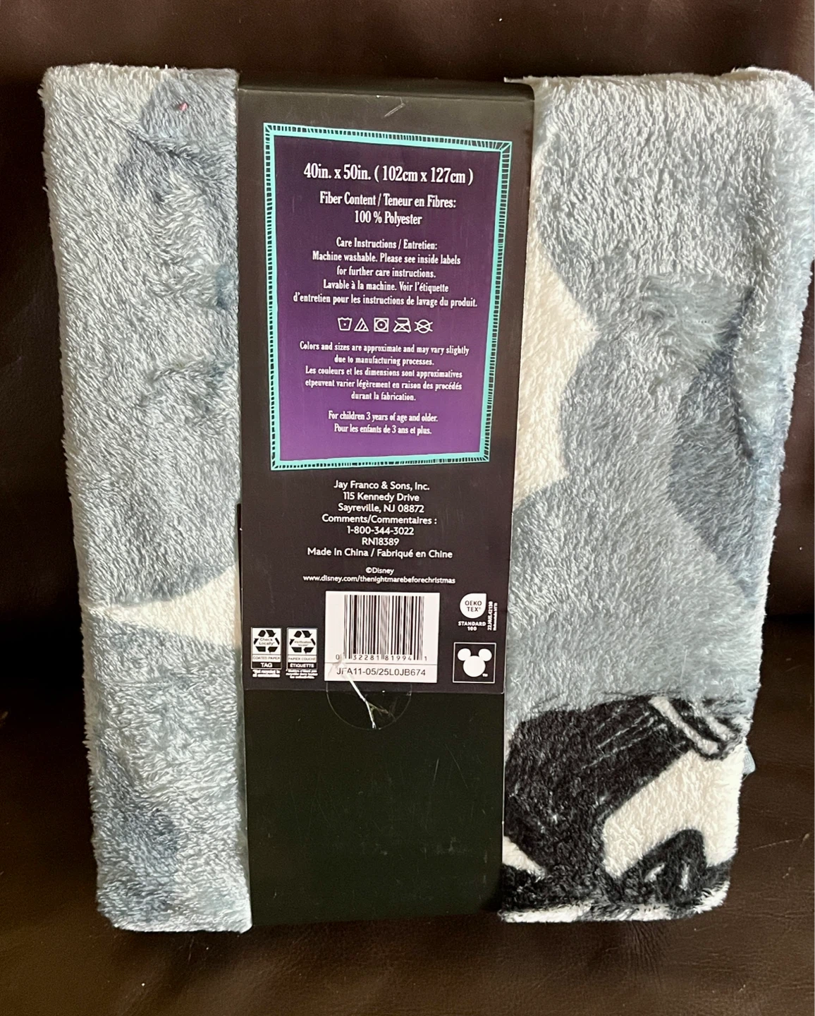 New, Disney The Nightmare Before Christmas Blanket - photo 2