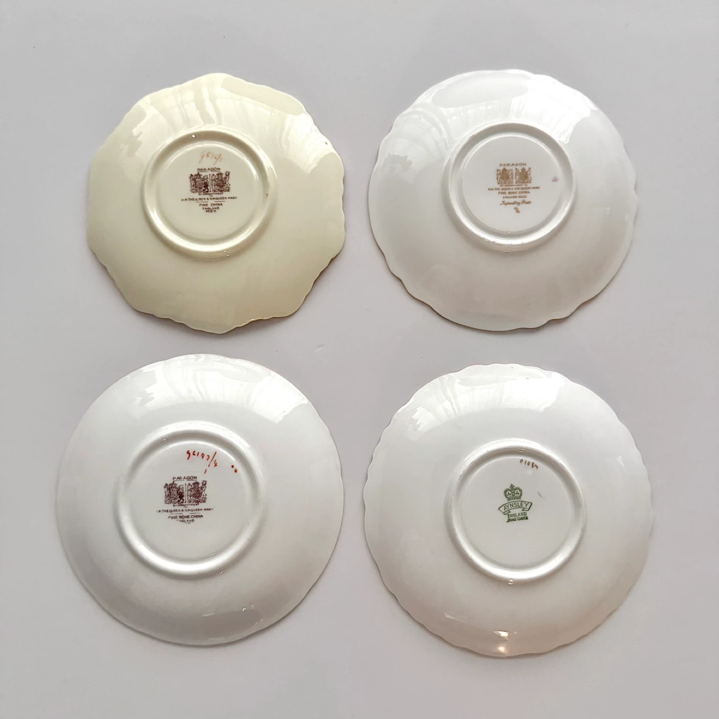 Paragon and Aynsley high-end replacement saucers - photo 2