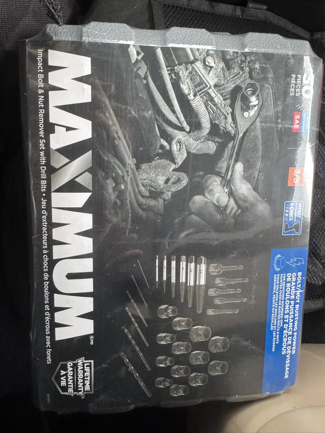 MAXIMUM Impact Bolt & Nut Remover Set with Drill Bits