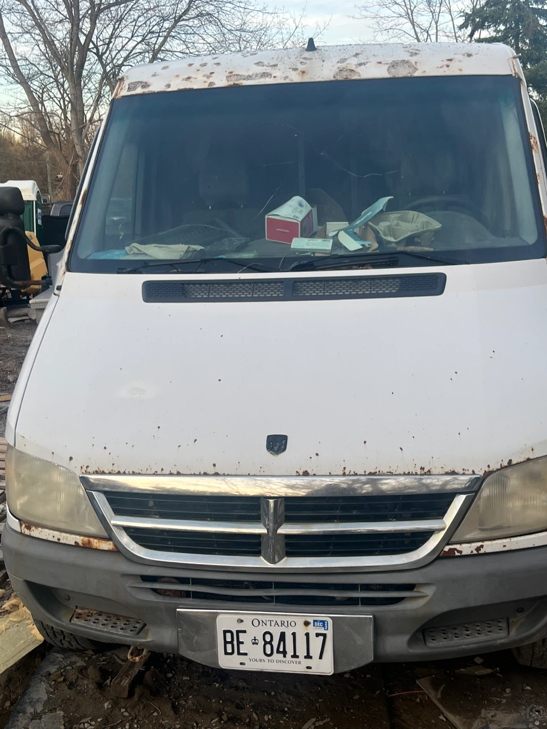 White Dodge Sprinter 2500 Van - photo 2