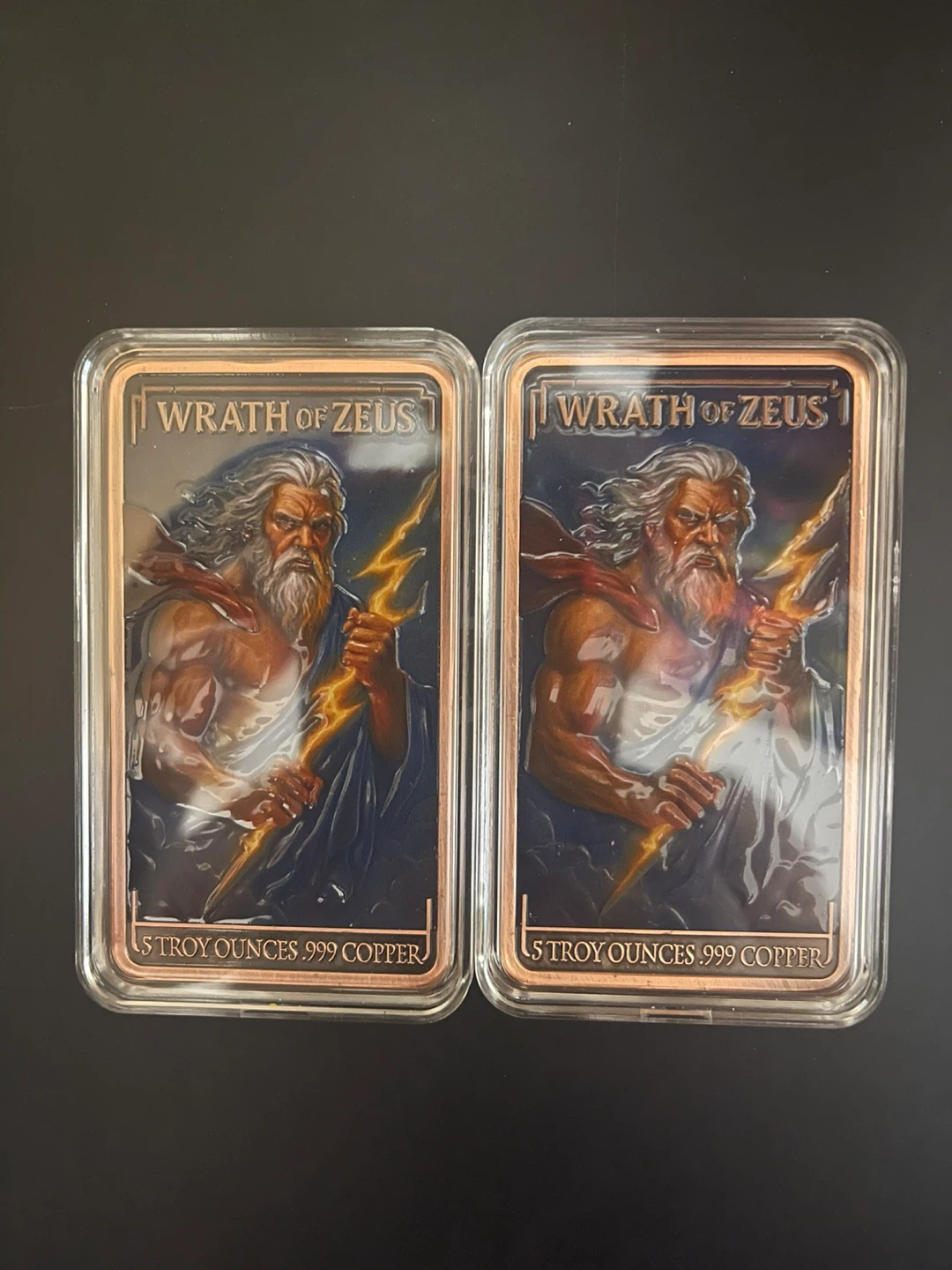 Wrath of Zeus 5 oz .999 Copper Bars(Limited Edition)