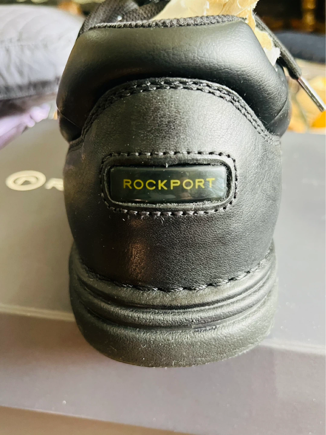 Rockport Black Leather Lace-Up Shoes - photo 5