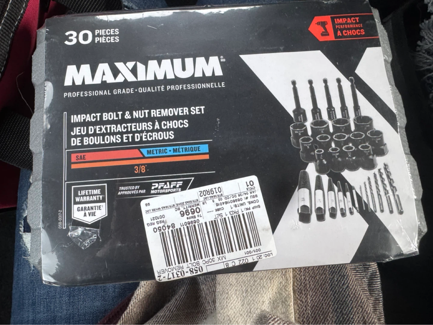 Maximum 30 Piece Impact Bolt & Nut Remover Set