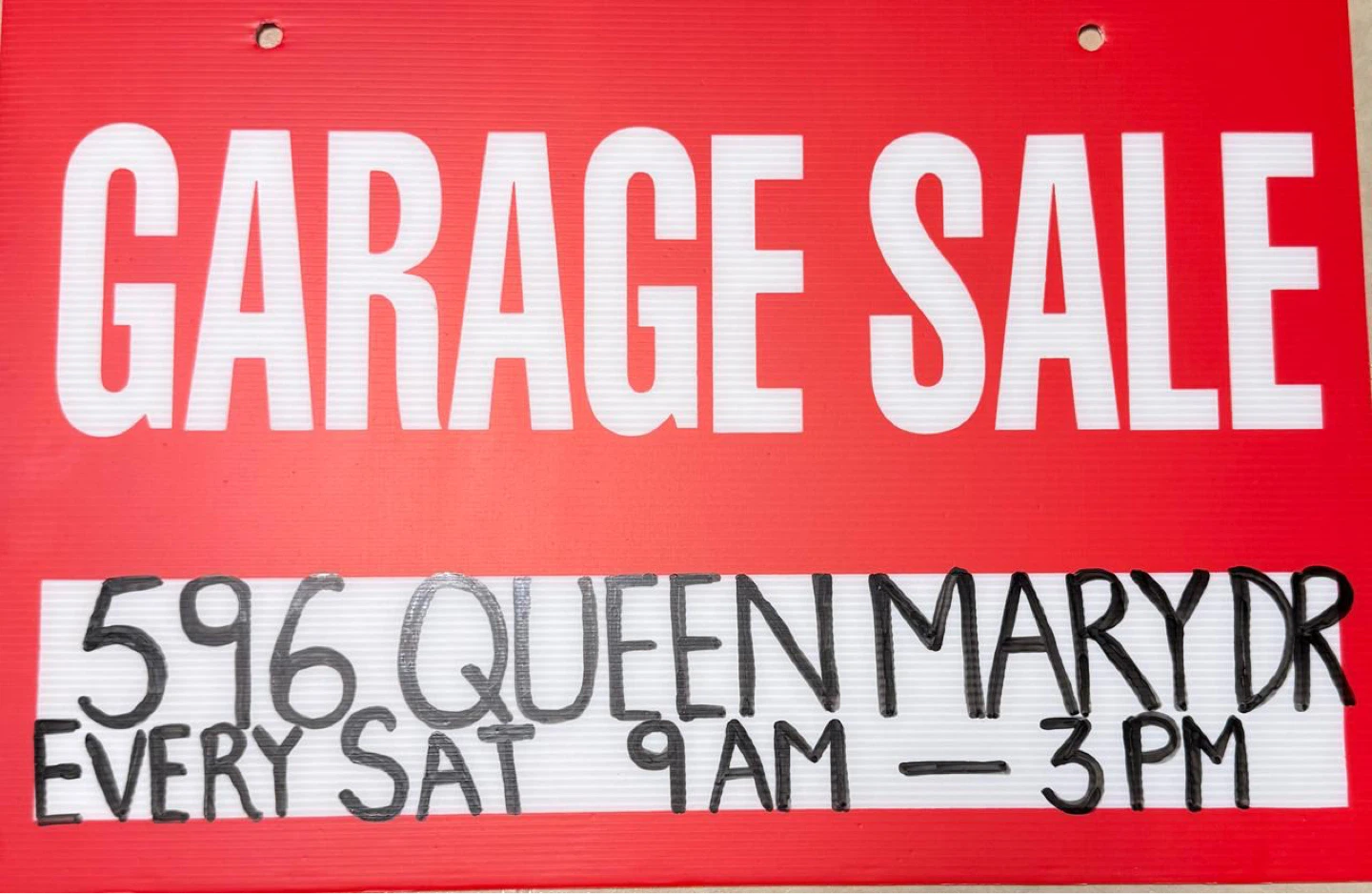Garage Sale Sign