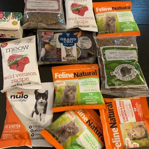 ‼️MUST GO‼️ A LOT of Assorted Cat Food Samples