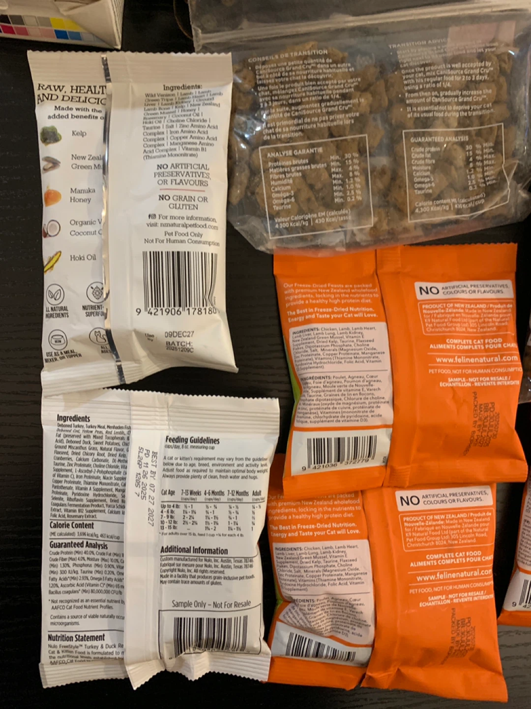 ‼️MUST GO‼️ A LOT of Assorted Cat Food Samples - photo 4