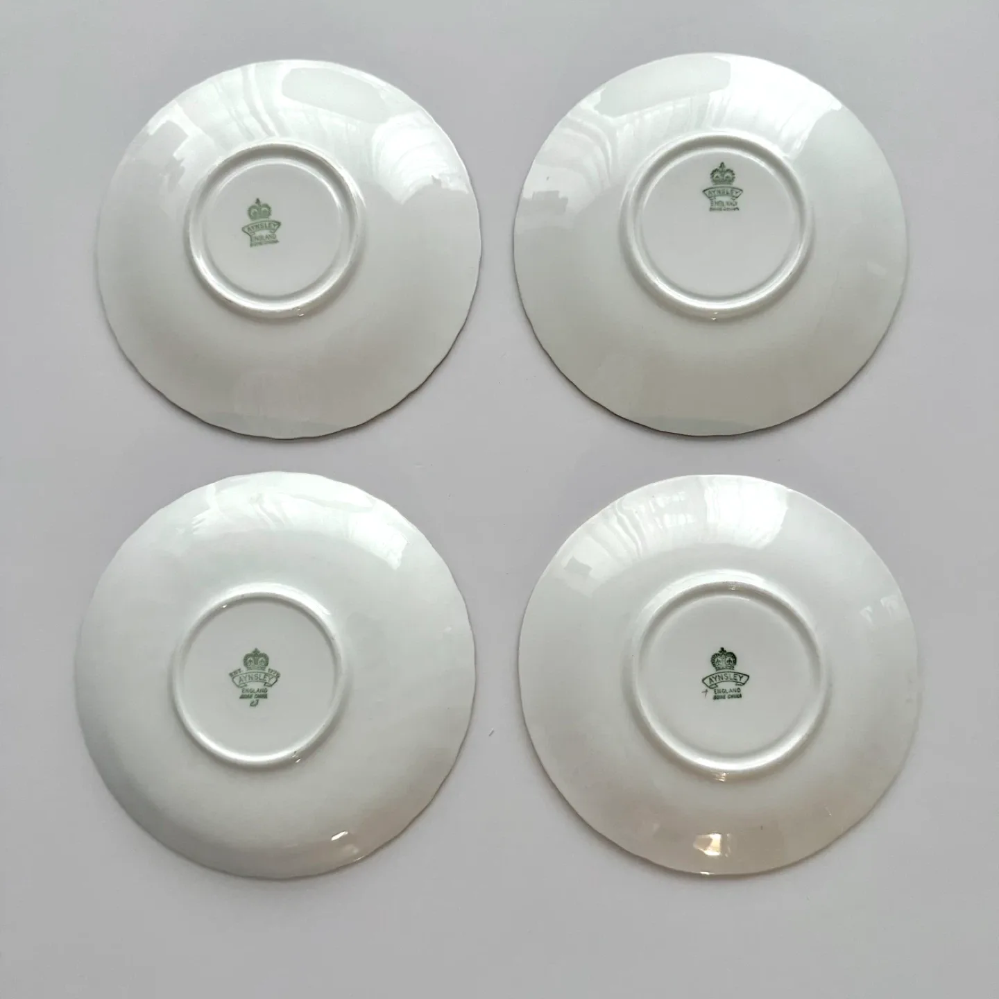 Aynsley replacement high-end solid colour saucers - photo 2