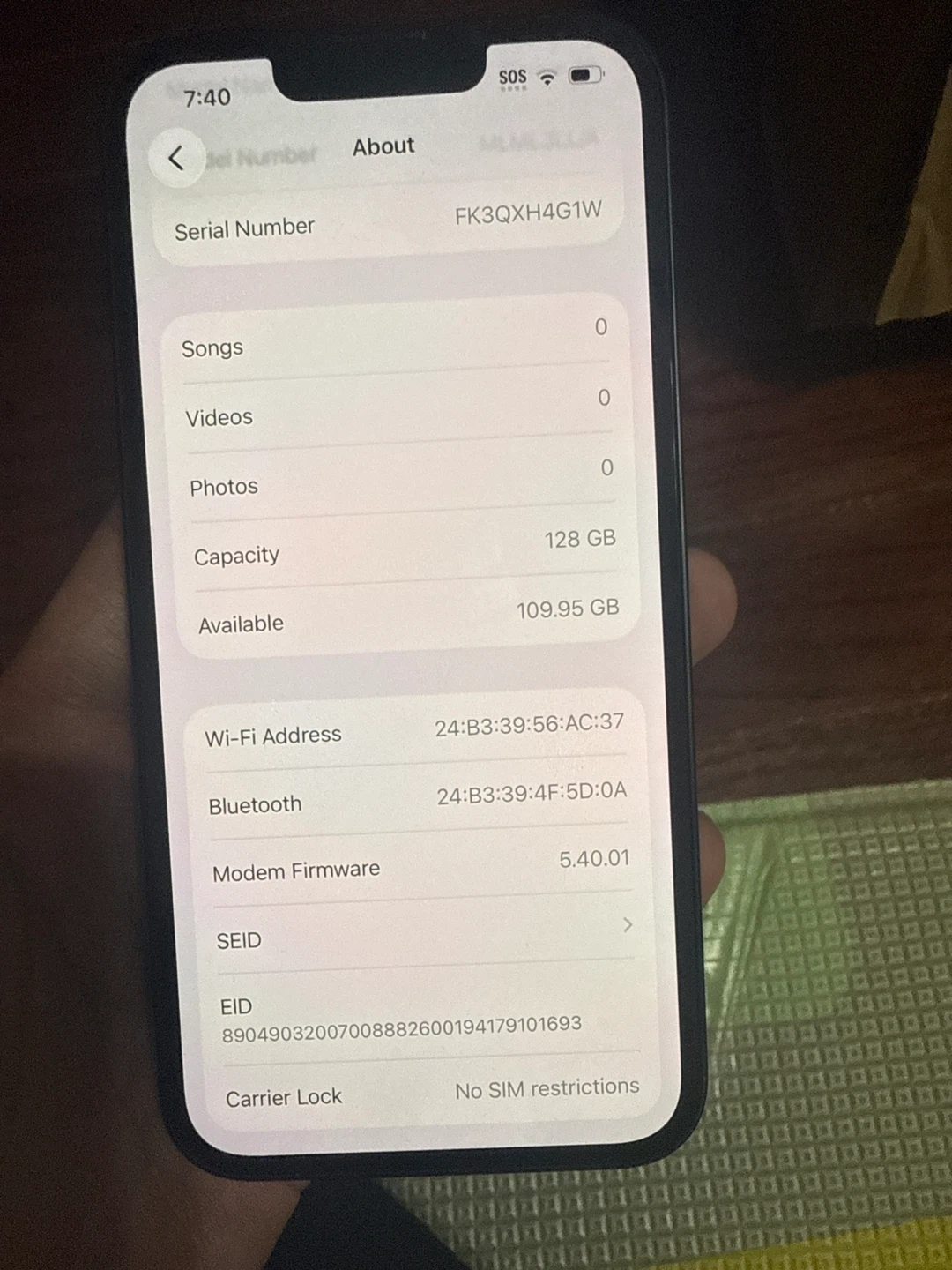unlock iPhone 13 128GB Midnight - photo 4
