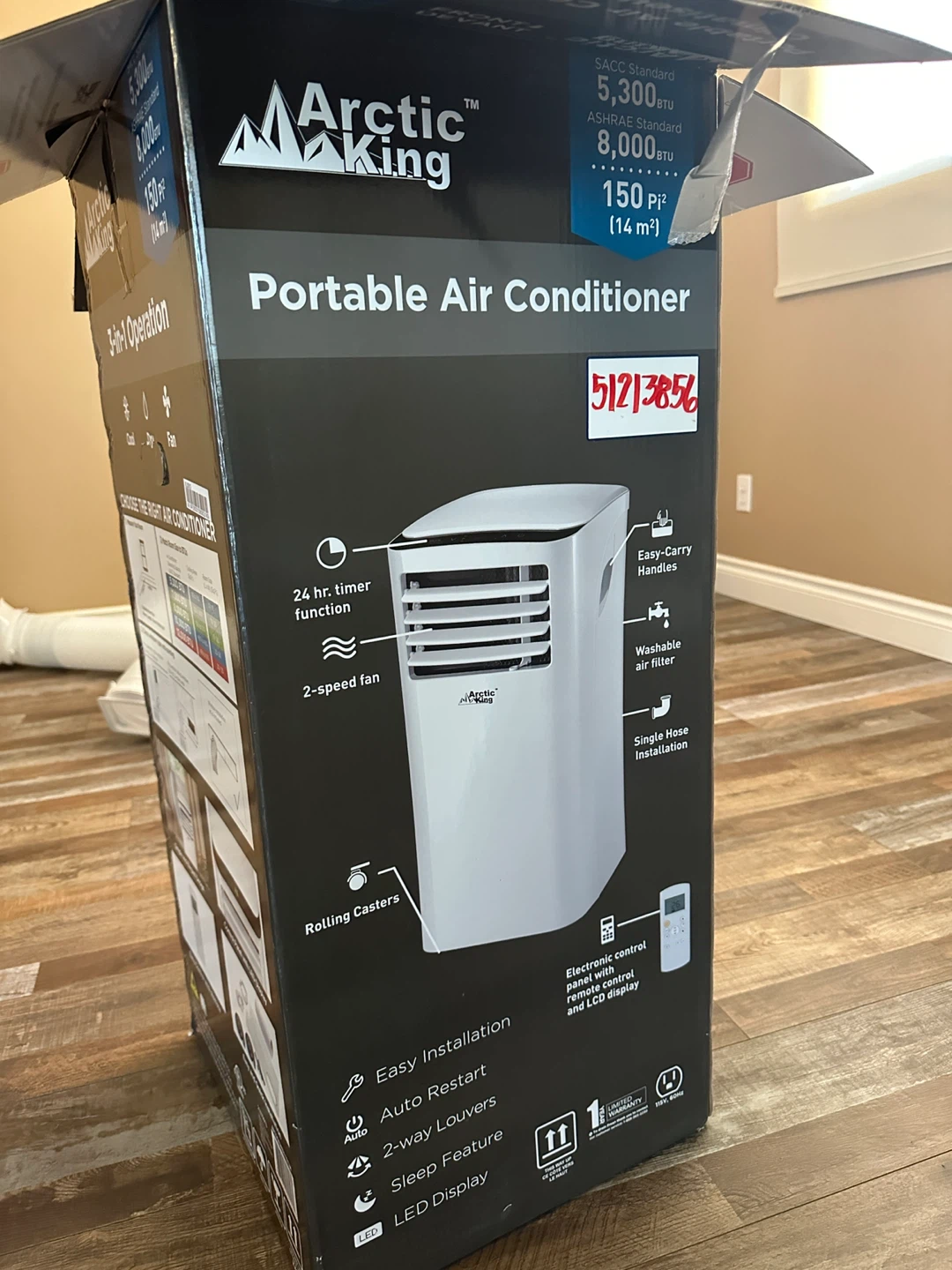 Arctic King Portable Air Conditioner - 8,000 BTU - photo 2