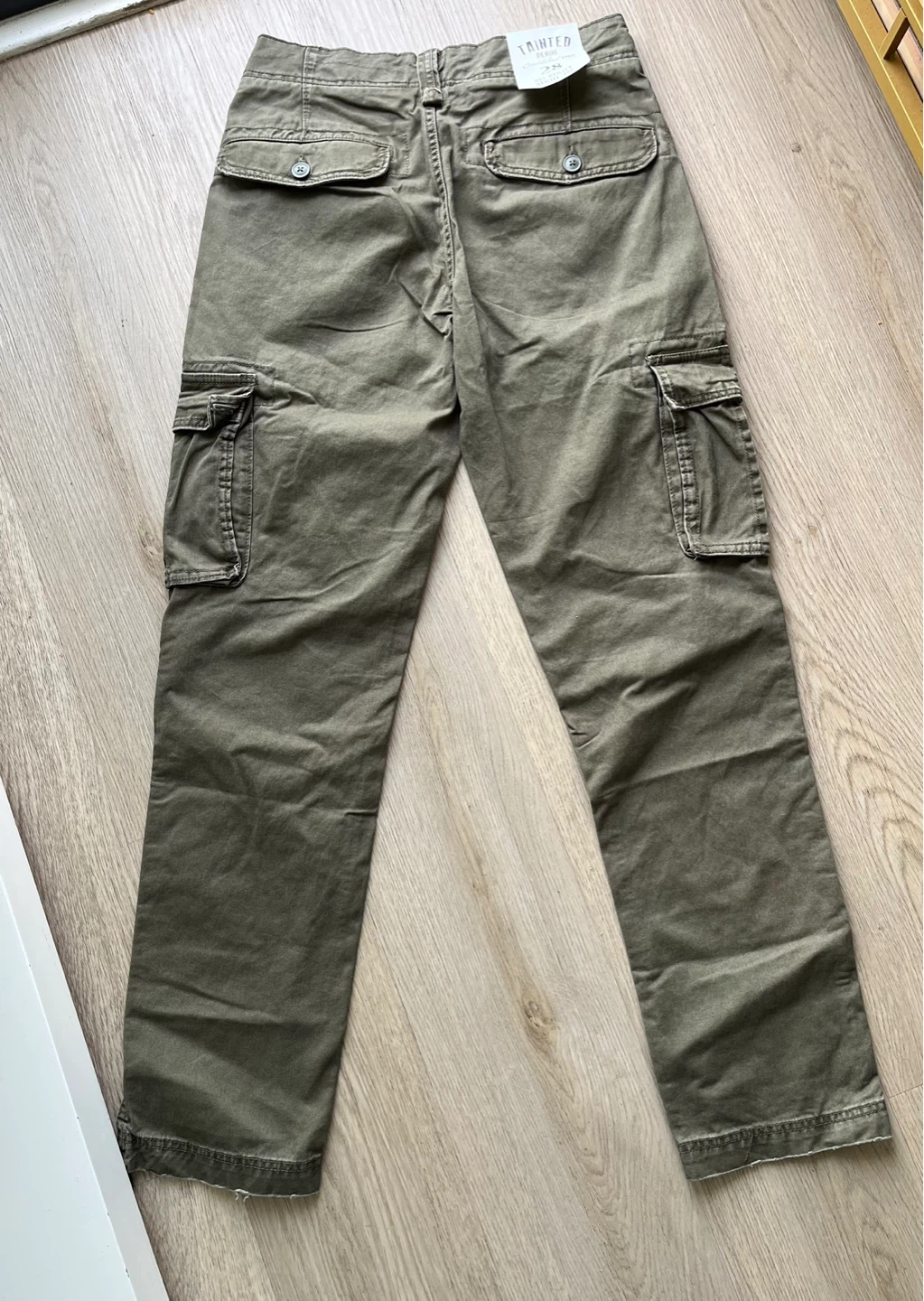 Tainted Cargo Pants Olive Green - Size 28 New - photo 3