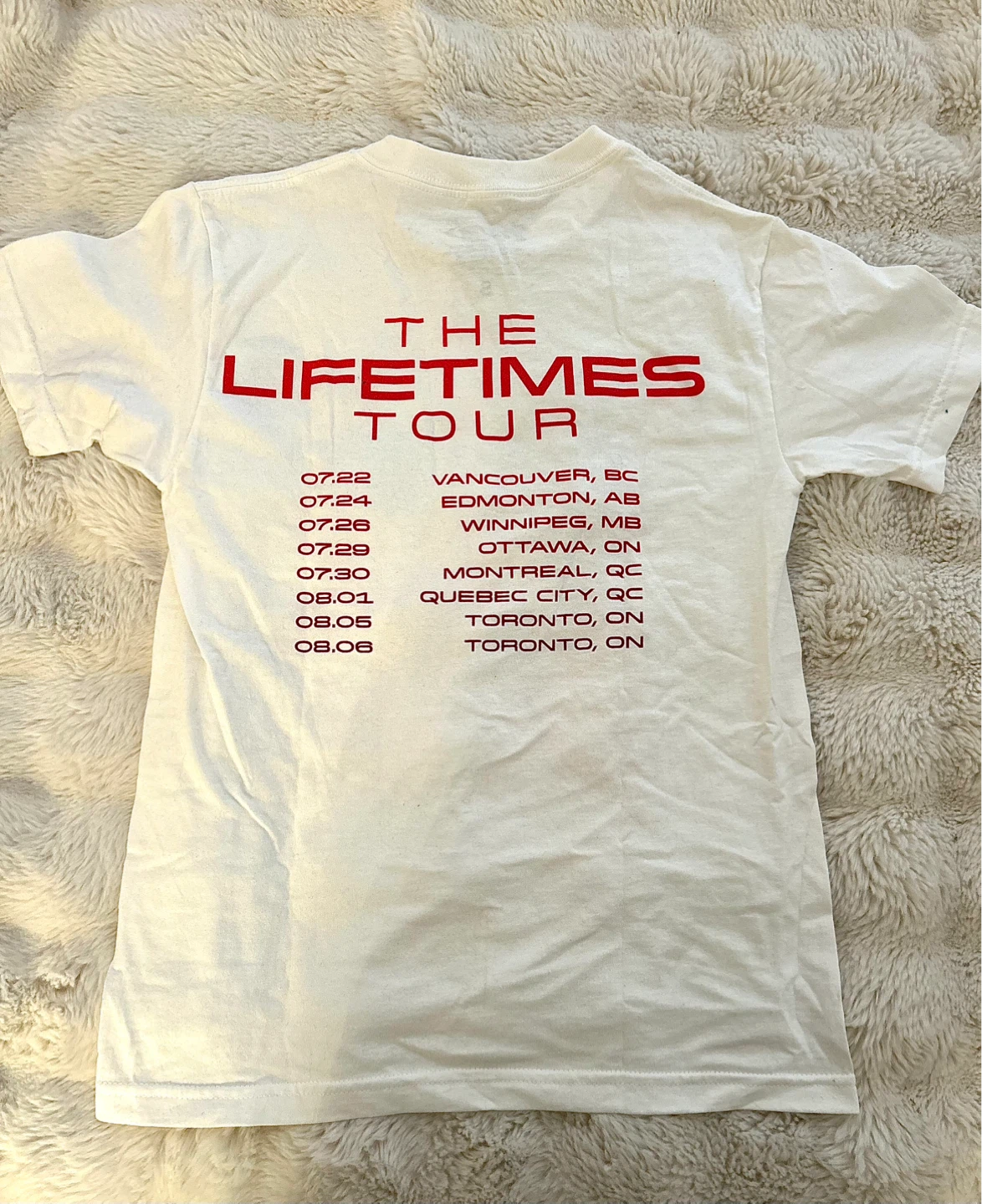 Katy Perry Merch The Lifetimes Tour T-Shirt Size S - photo 2