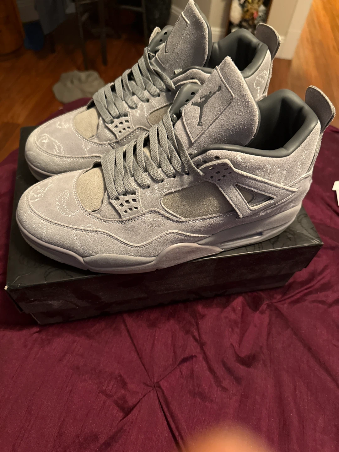 Air Jordan 4 Retro Kaws Grey - photo 3