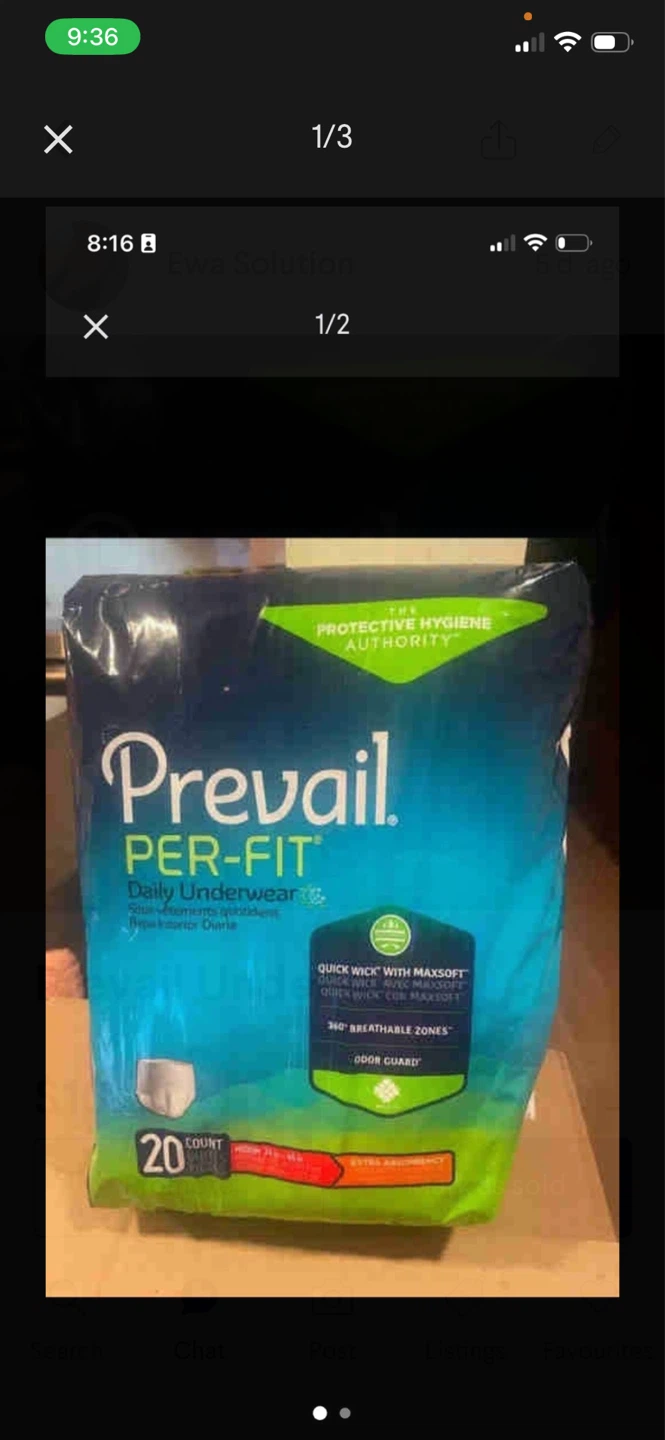 Must go ASAP -Prevail Per-Fit Daily Underwear - 20 Count - photo 5