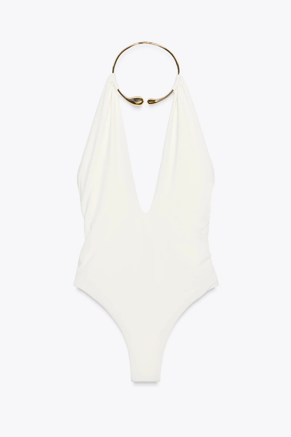 Zara Swimsuit with Gold Necklace size m - photo 2